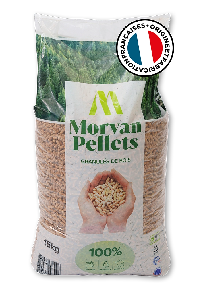 Sac de Morvan Pellets de 15kg origine et fabrication françaises
